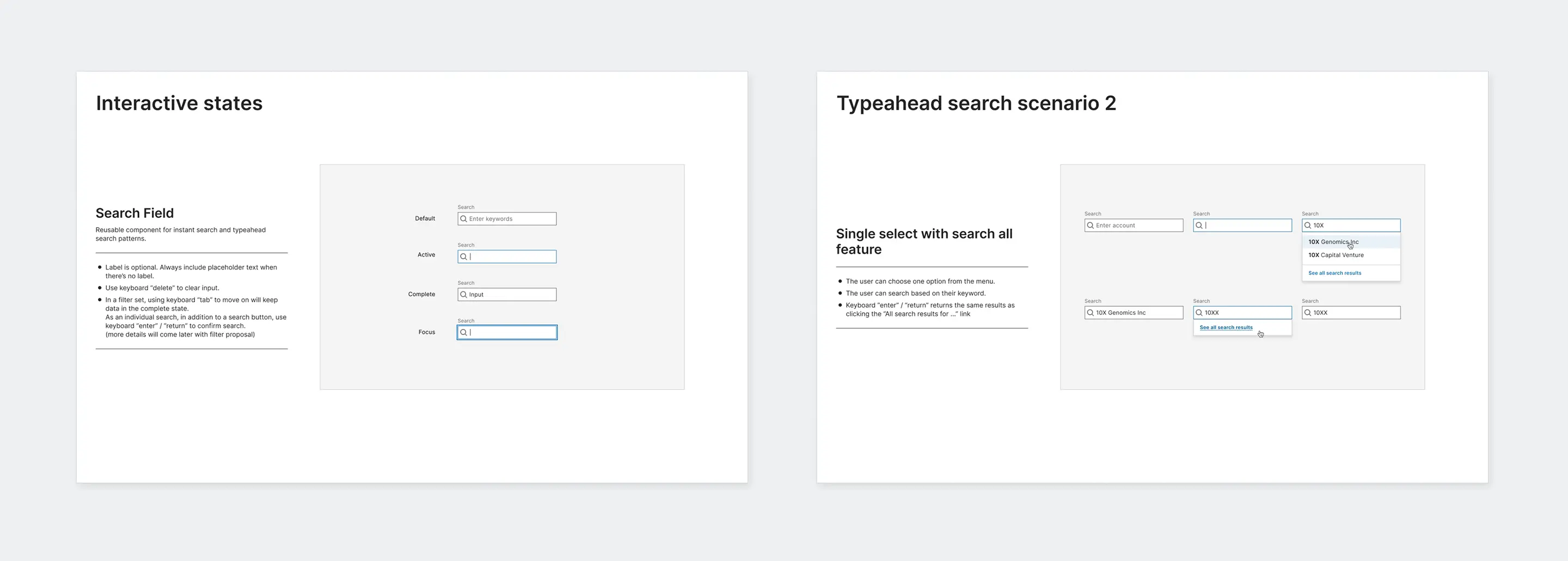 Search Component Variations Li Li's Portfolio